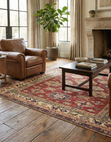 5' 6 x 7' 7 Hand Knotted Kazak Oriental Rug