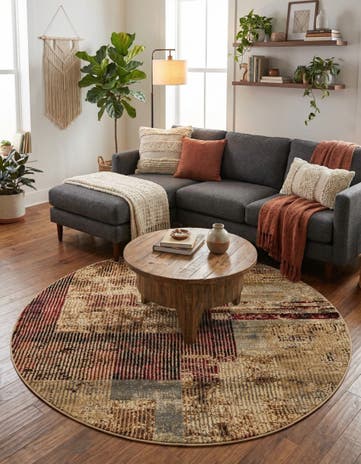 Saturn Round Rug