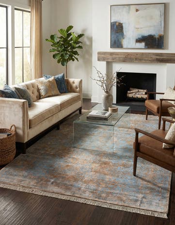 5' 6 x 7' 10 Hand Knotted Darya Wool Rug