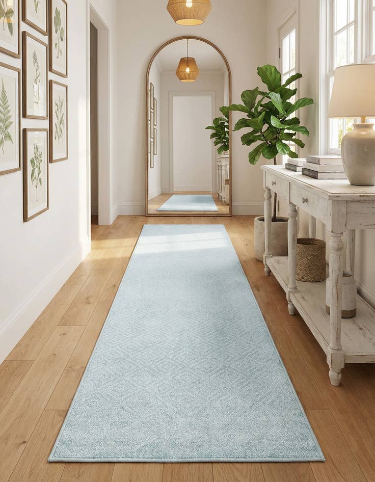 Detail image of 2' 7 x 12' Easy-Clean Sabrina Soto Indoor / Outdoor Runner Rug