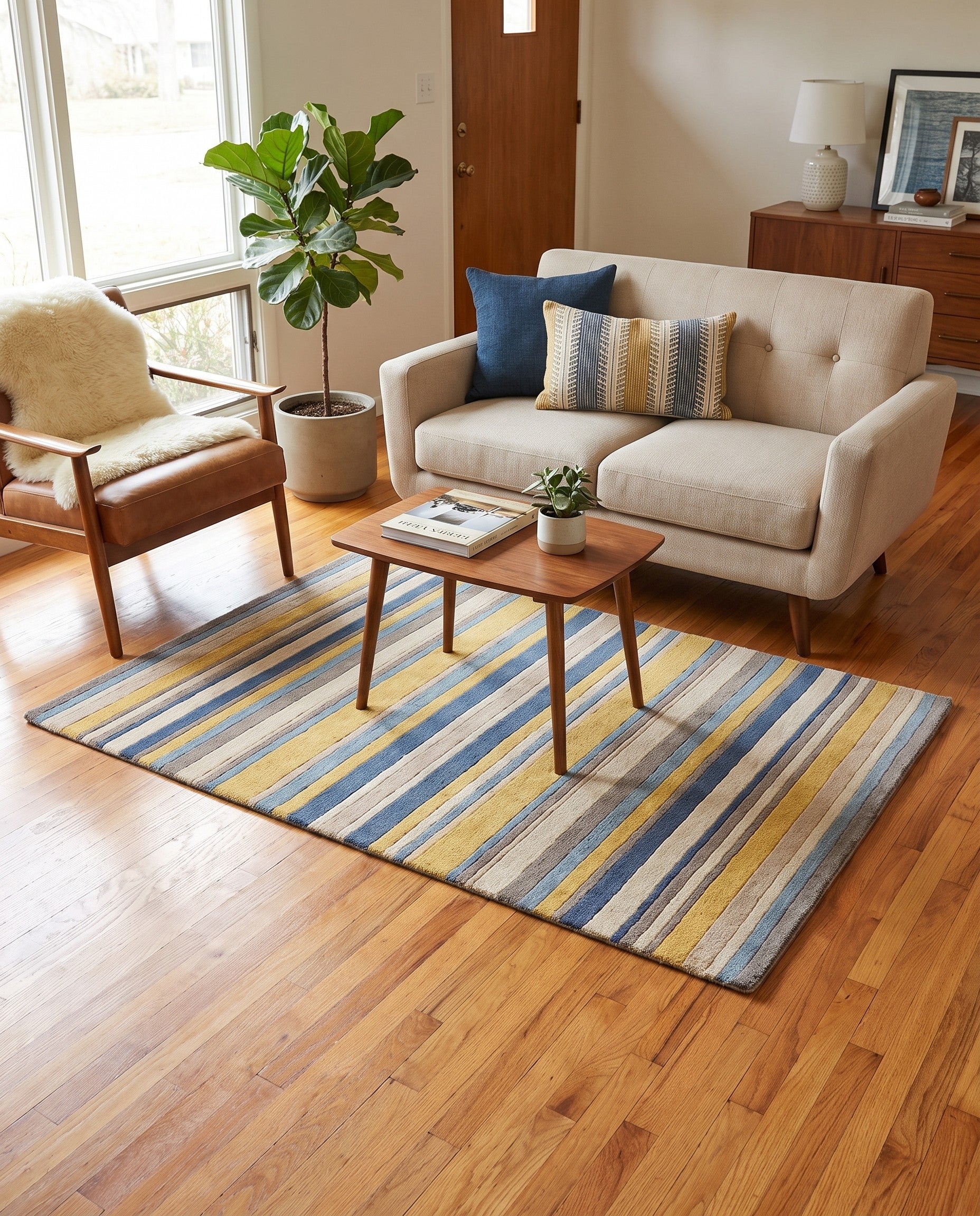 4' x 5' 7 Luna Wool Rug