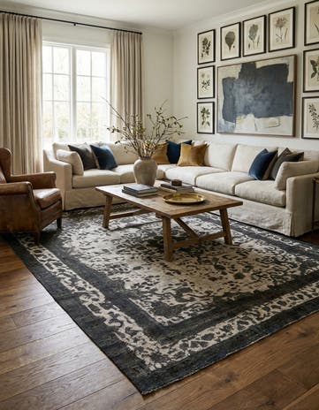 9' 3 x 12' Hand Knotted Ultra Vintage Persian Wool Rug