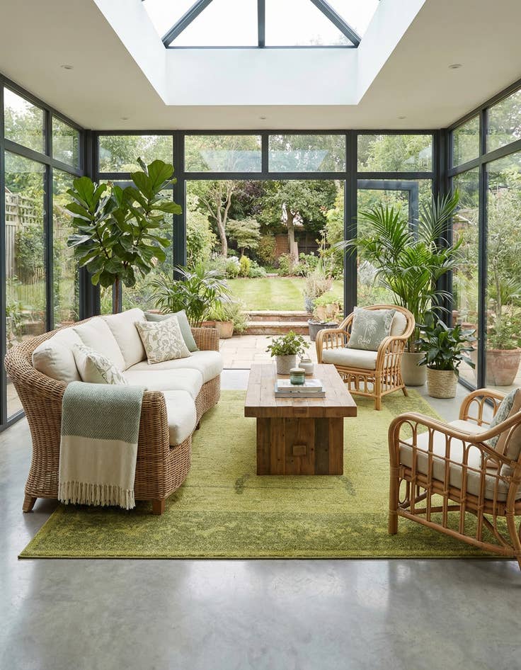 Detail image of  10' x 10' Miranda Square Rug