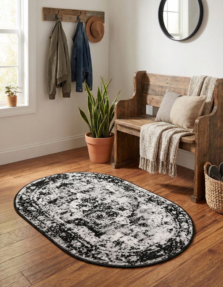 2' x 3' 1 Monte Carlo Oval Rug