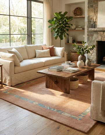 7' 5 x 9' 2 Hand Knotted Nepal Wool Rug