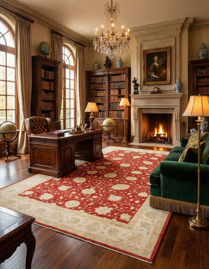 Detail image of 9' 11 x 16' 1 Kaizar Wool Rug