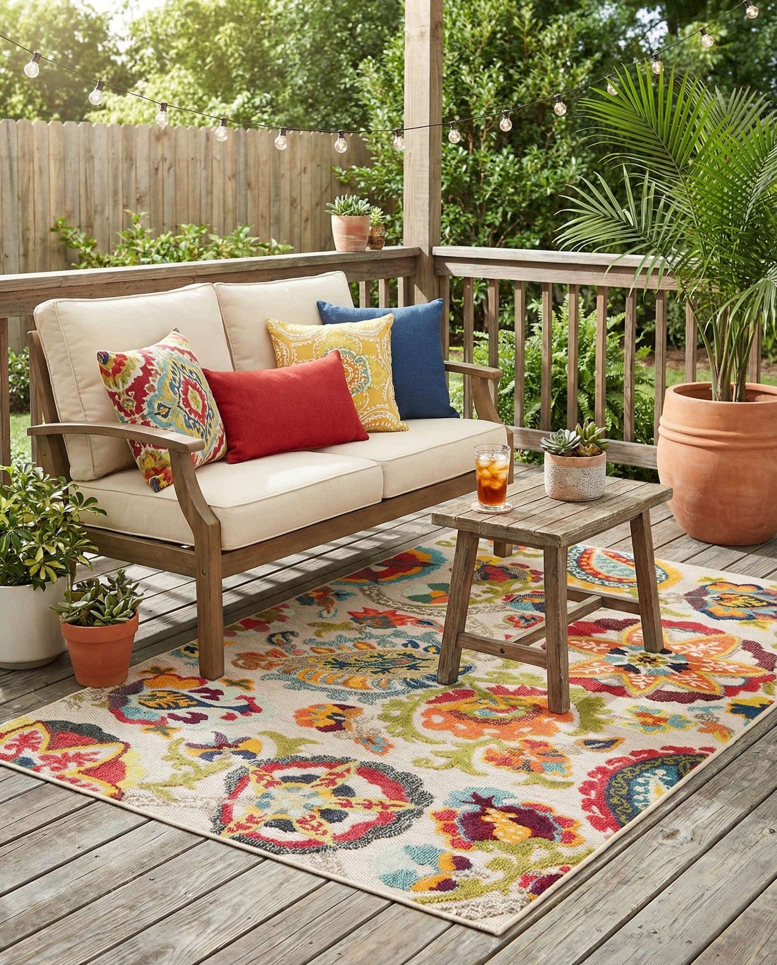 5' x 7' Easy-Clean Casablanca Indoor / Outdoor Rug
