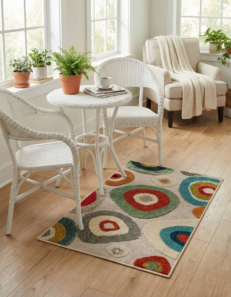 Detail image of 2' x 3'  Washable Casablanca Indoor / Outdoor Rug