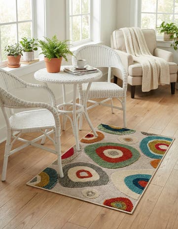 2' x 3' Easy-Clean Casablanca Indoor / Outdoor Rug