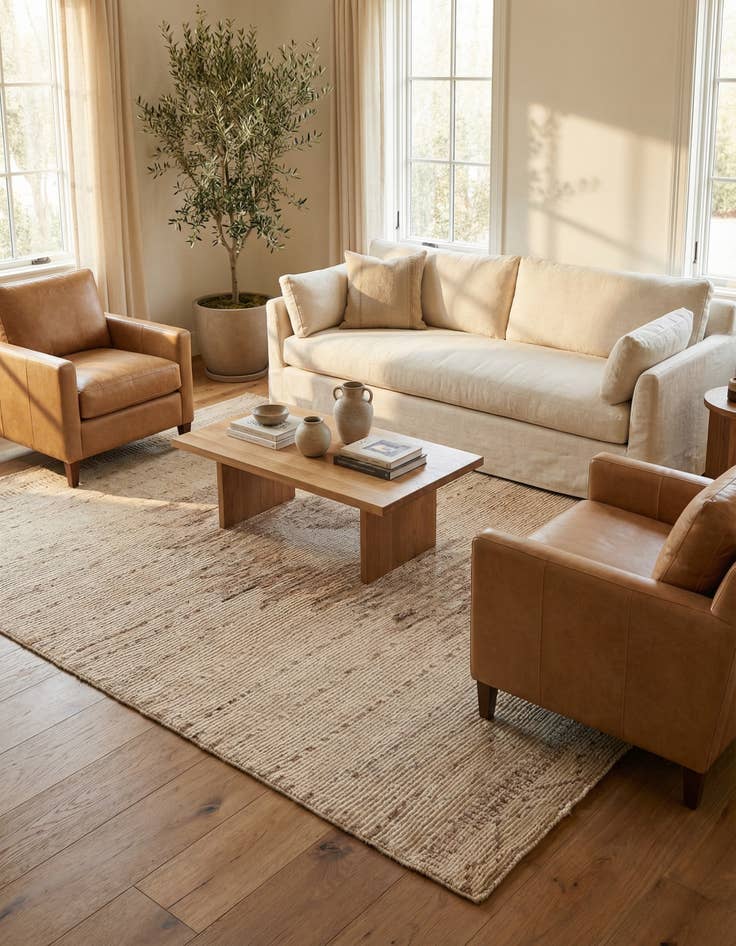 Detail image of 8' x 9' 10  Hand Knotted Darya Wool Rug