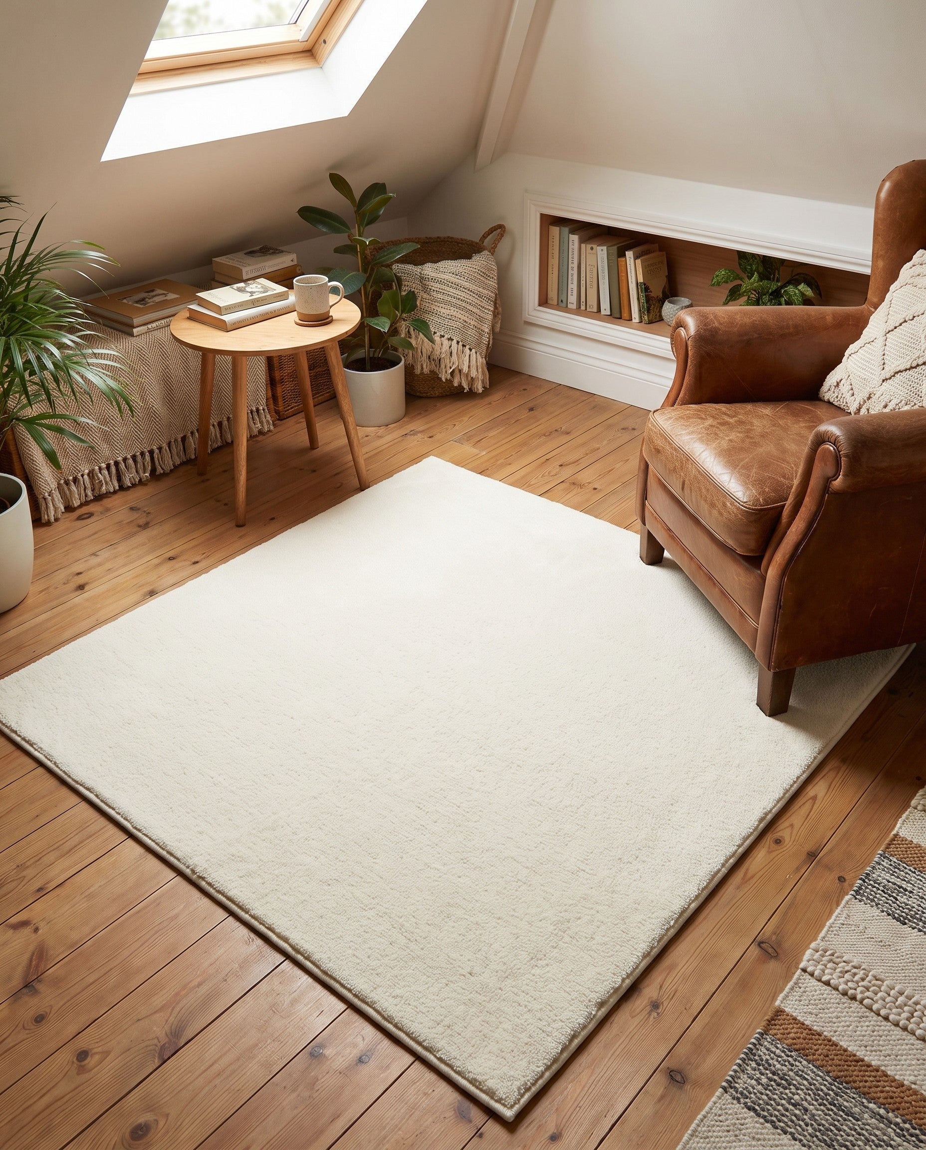 5' 3 x 5' 3 Soft Touch Cloud Square Rug