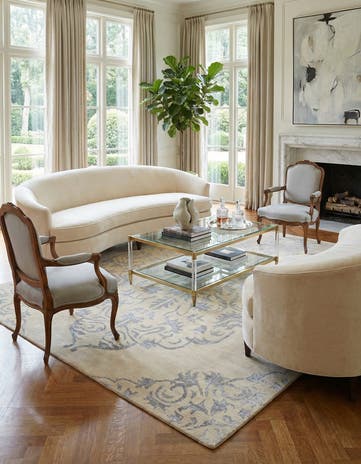 8' 10 x 12' 8 Hand Knotted Darya Rug