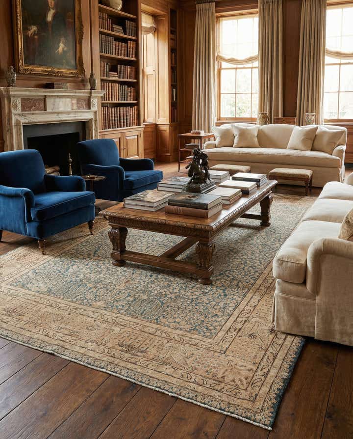 8' 11 x 11' 8 Vintage Royal Rug