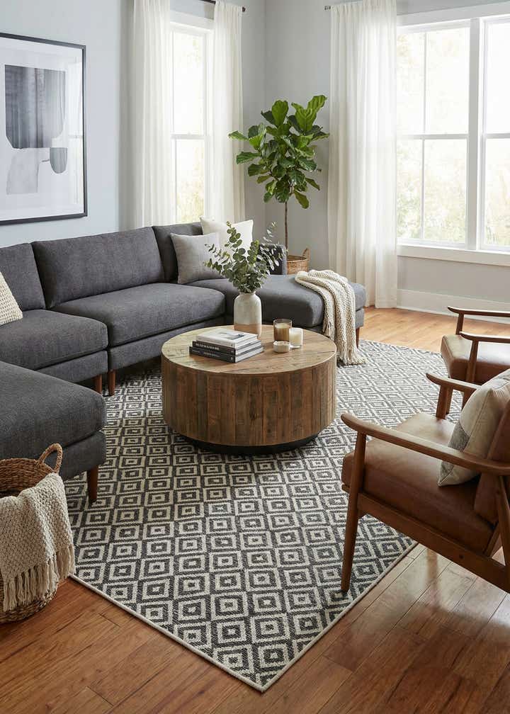 7' x 10' Easy-Clean Jill Zarin Costa Rica Indoor / Outdoor Rug