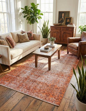 4' 6 x 7' 9 Ultra Vintage Wool Rug