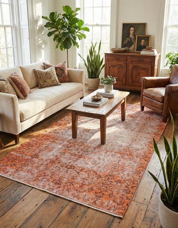 4' 6 x 7' 9 Ultra Vintage Wool Rug