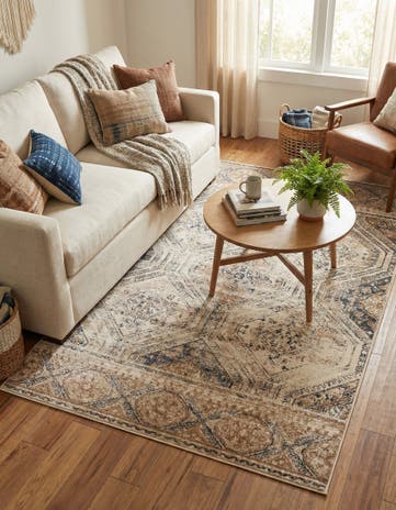 Blue Beige Eliza Rug