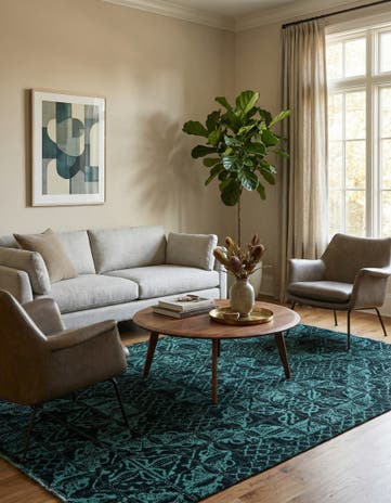 5' x 8' Hand Knotted Darya Rug