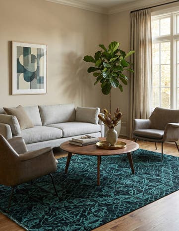 5' x 8' Hand Knotted Darya Rug