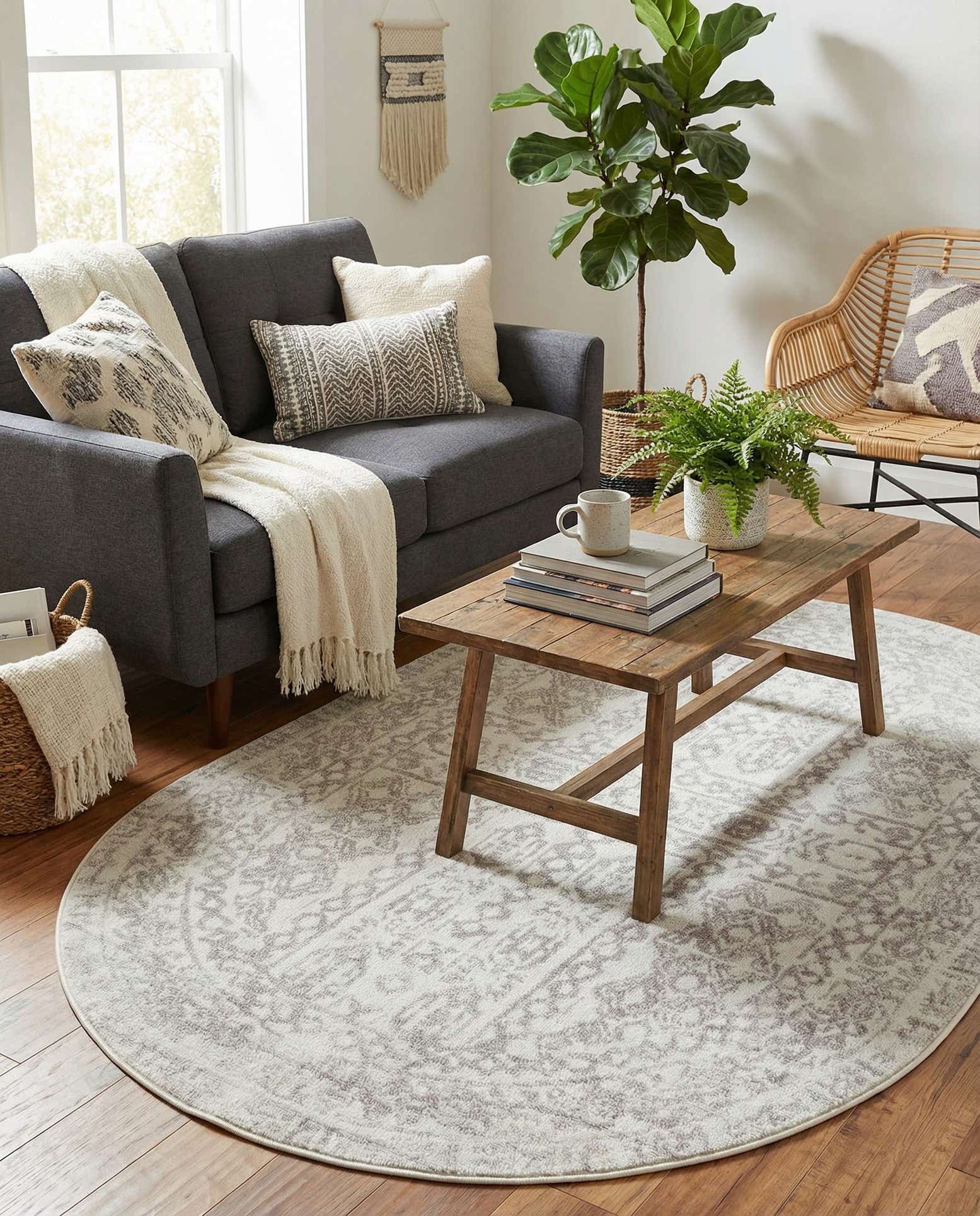 4' x 6' Oxford Oval Rug