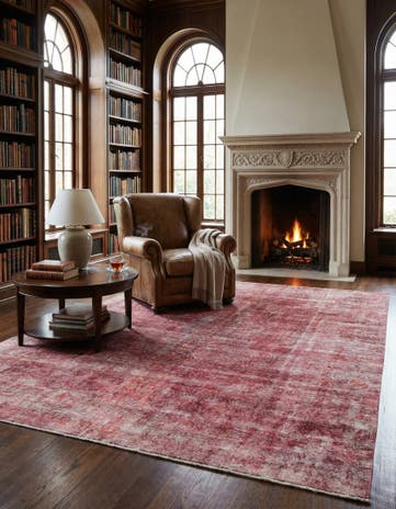 8' 8 x 12' 10 Hand Knotted Ultra Vintage Persian Wool Rug