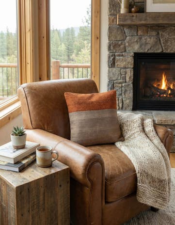 1' 6 x 1' 7 Hand Woven Pillow Wool Square Rug