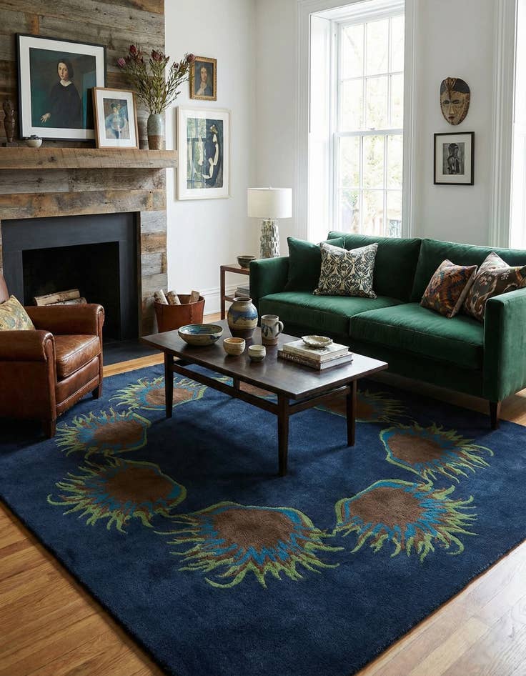 Detail image of 7' 5 x 7' 6 Luna Square Rug