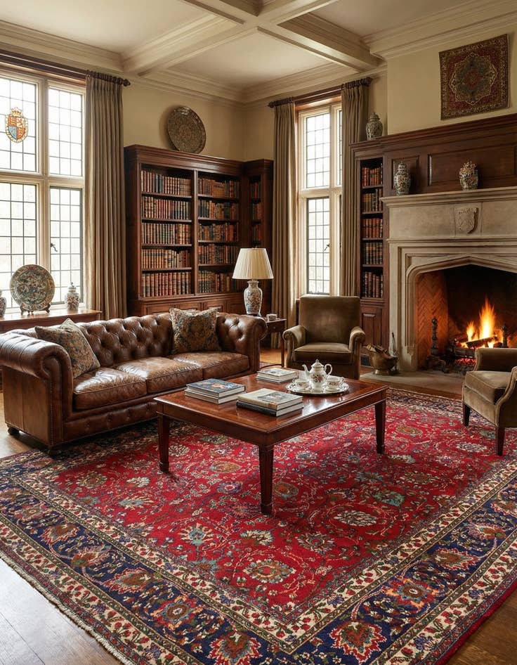 Detail image of 10' 1 x 12' 6 Tabriz Wool Rug