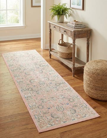 Powder Pink Whitney Runner Rug