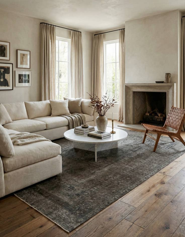 Detail image of 8' x 11' 2  Hand Knotted Ultra Vintage Persian Wool Rug