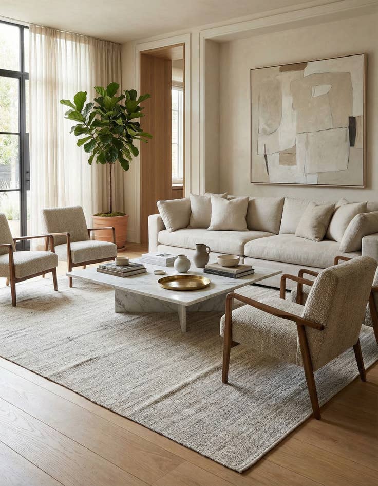 Detail image of 9' 9 x 12' 8  Hand Woven Kilim Modern Wool Rug