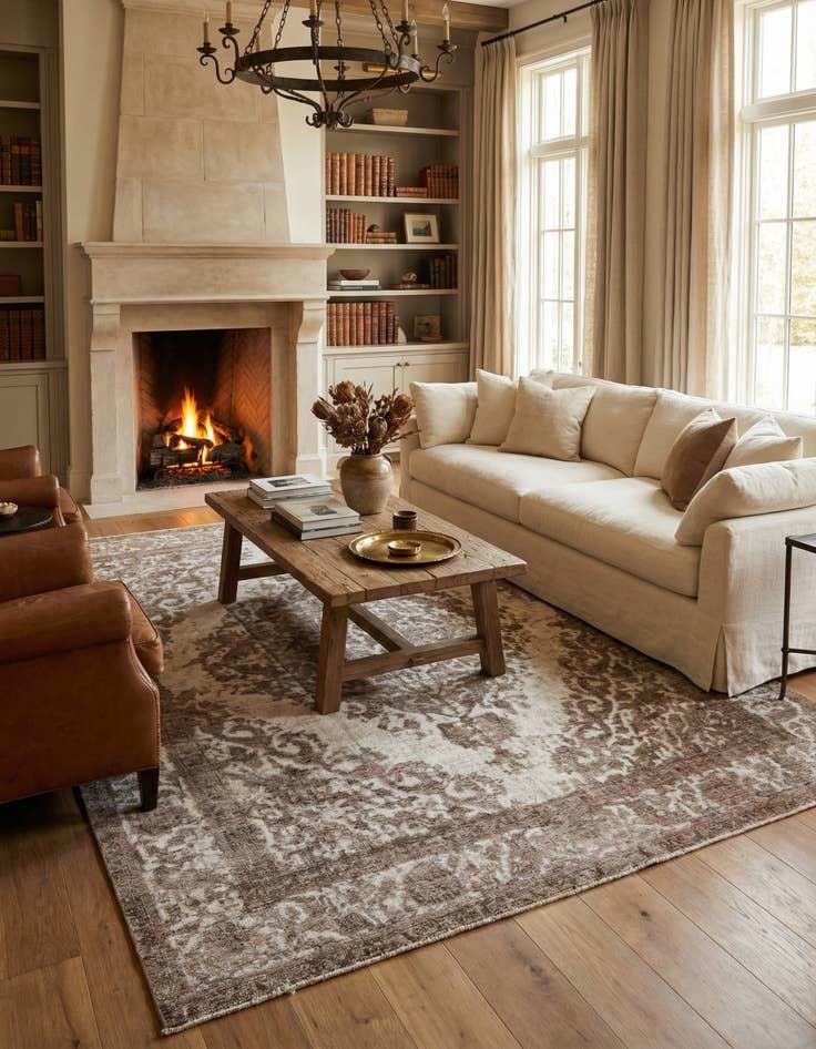 Detail image of  9' 7 x 12' 4  Hand Knotted Ultra Vintage Persian Wool Rug