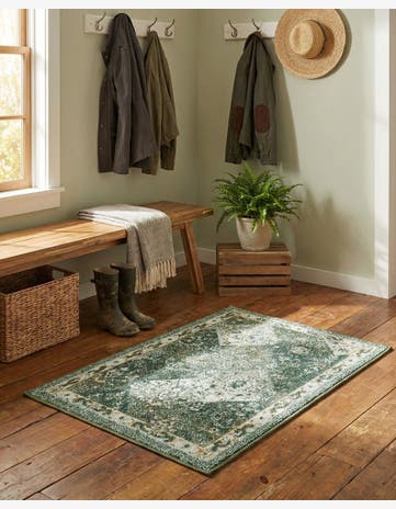 Green Madeline Rug