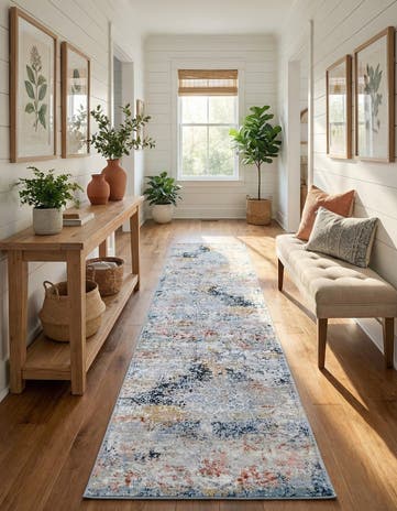 2' 7 x 12' Kamala Washable Runner Rug