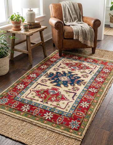 2' 9 x 4' 2 Hand Knotted Kazak Rug