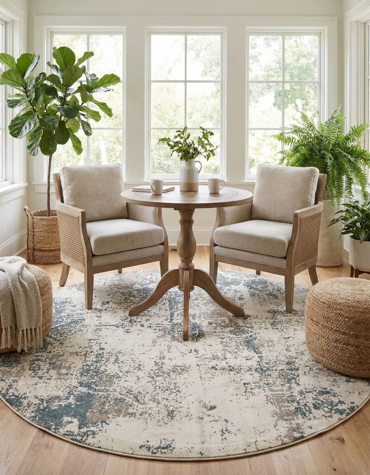 Detail image of 8' x 8' Sahara Round Rug