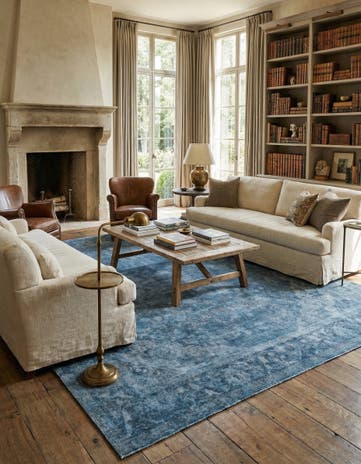 9' 5 x 12' 4 Hand Knotted Ultra Vintage Persian Wool Rug