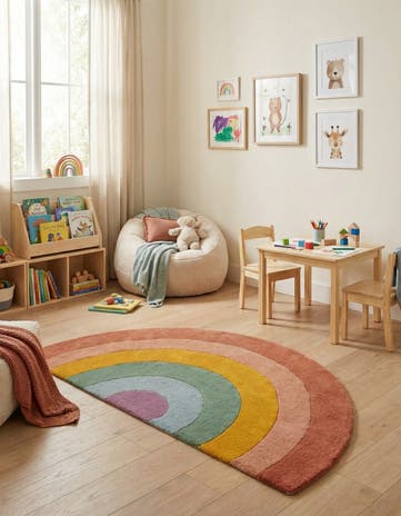 Playtime Kids Wool Freeform Rug