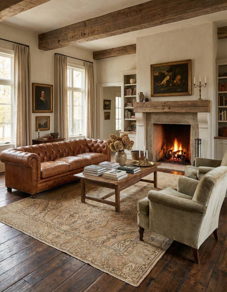 Detail image of 6' 7 x 9' 8 Hand Knotted Ultra Vintage Persian Wool Rug