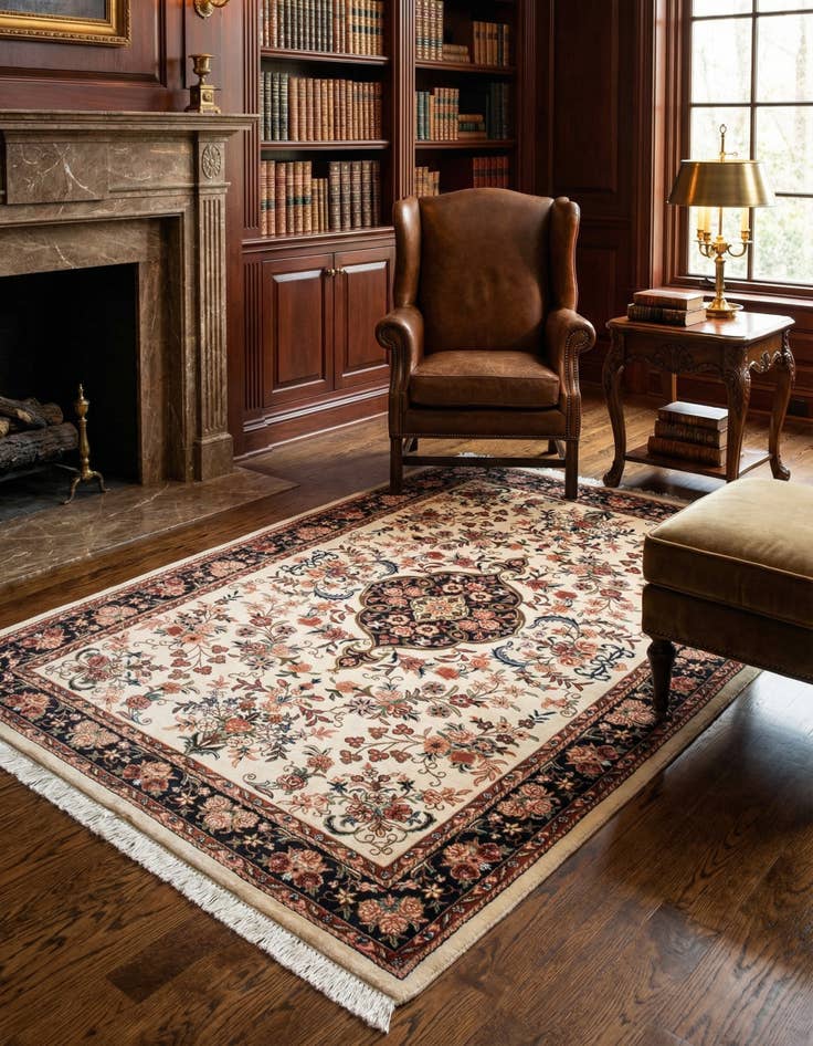 Detail image of 3' 8 x 5' 11 Bidjar Wool Rug