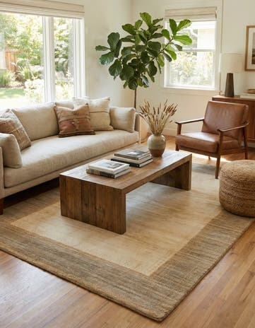 5' 6 x 8' 2 Hand Knotted Kashkuli Gabbeh Wool Rug