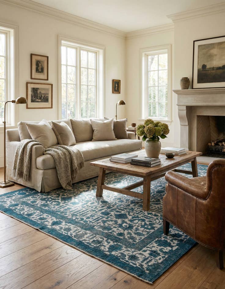 Detail image of 9' 9 x 12' 10  Hand Knotted Ultra Vintage Persian Wool Rug