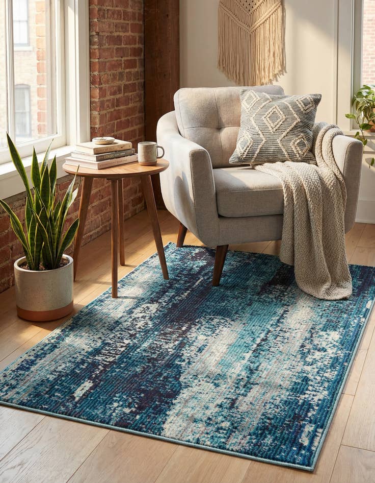 Detail image of  2' 2 x 3'  Washable Sevilla Rug