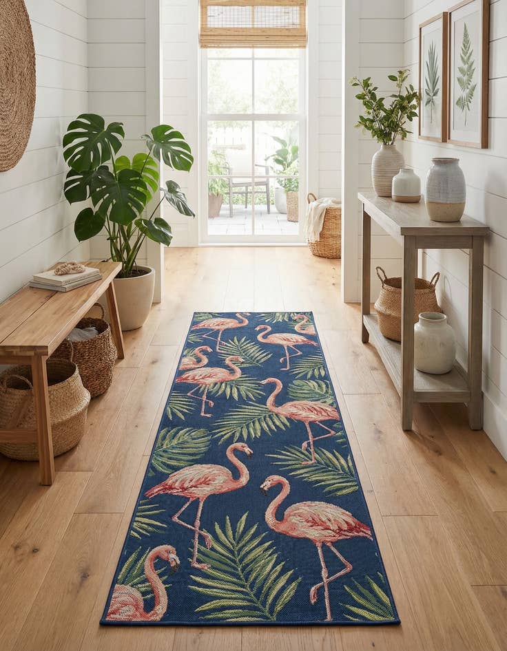 Detail image of 2' x 7' 10  Washable Baja Indoor / Outdoor Runner Rug