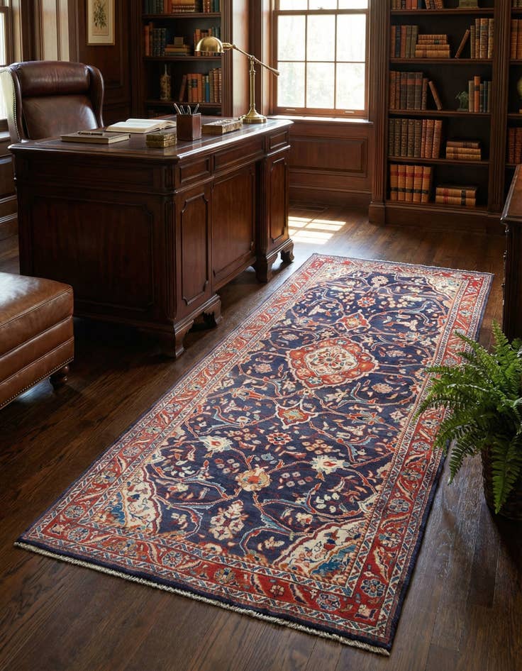 Detail image of 4' 1 x 9' 8 Hamedan Rug