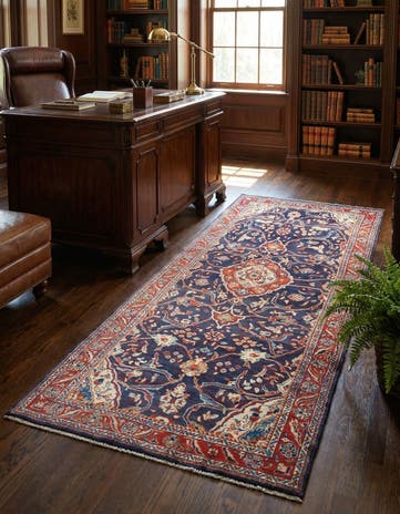 4' 1 x 9' 8 Hamedan Rug