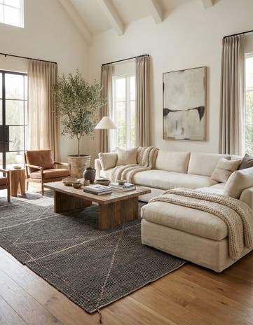 9' 7 x 14' 4 Hand Knotted Moroccan Wool Rug