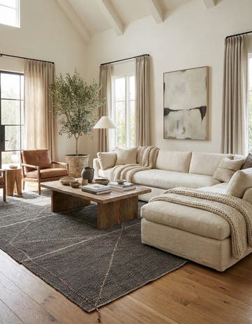 9' 7 x 14' 4 Hand Knotted Moroccan Wool Rug