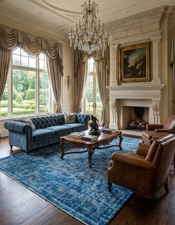 9' 11 x 13' 5 Vintage Royal Wool Rug