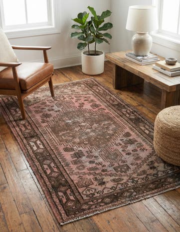 3' 5 x 6' Hand Knotted Ultra Vintage Persian Wool Rug